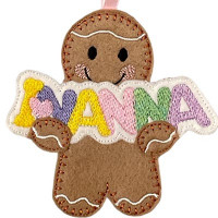 I Love Nanna Ginger and Key Tab