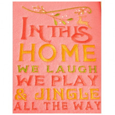 In This Home - Christmas Wordart