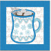 January Mug Rug and Coaster