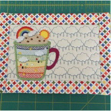 June Mug Rug and Coaster