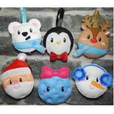 Kawaii Christmas Baubles