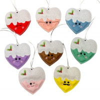 Kawaii Christmas Hearts