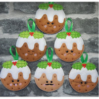 Kawaii Christmas Puddings