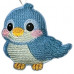 Knit Stitch Blue Bird Hanger and Banner