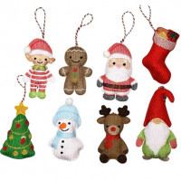 Knit Stitch Christmas Hangers Complete Set Knit Stitch Christmas Hangers Complete Set