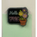 Knit Stitch Hello Spring Hanger or Magnet Knit Stitch Hello Spring Hanger or Magnet