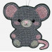Knit Stitch Mouse Hanger 2
