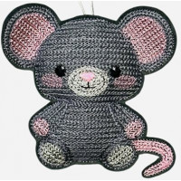 Knit Stitch Mouse Hanger 2