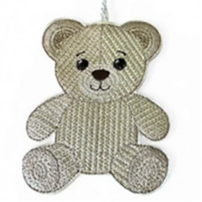 Knit Stitch Sitting Teddy