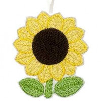 Knit Stitch Sunflower Hanger and Banner Knit Stitch Sunflower Hanger and Banner