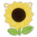Knit Stitch Sunflower Hanger and Banner