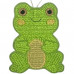 Knit Stitch Valentine Frog