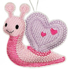 Knit Stitch Valentine Snail Knit Stitch Valentine Snail