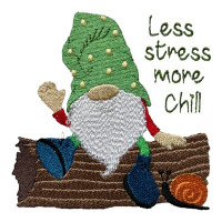 Less Stress More Chill Gnome