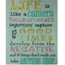 Life is Like a Camera
