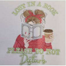 Lost in a book reading design