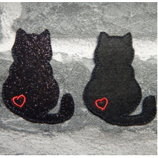 Lucky Black Cat Brooch Pins