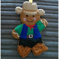 Man Line Dancing Cowboy Ginger