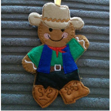 Man Line Dancing Cowboy Ginger