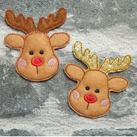 Mini Reindeer Brooches