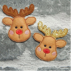 Mini Reindeer Brooches