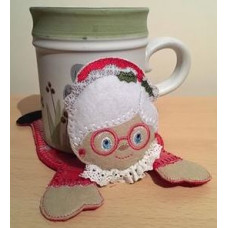 Mrs Claus Mug Coaster