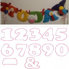Stuffed Numbers and Birthday Set