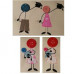 Occasions Button Stick People