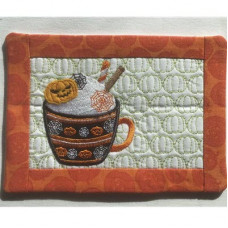 October Mug Rug and Coaster