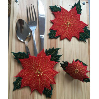 Poinsettia Tableware Set