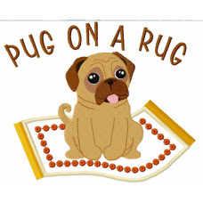 Pug on a Rug