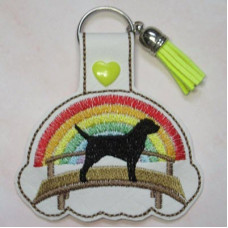 Rainbow Bridge Dog Key Tab