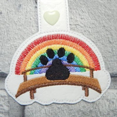 Rainbow Bridge Paw Key Tab