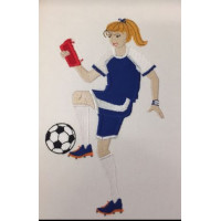 Reading Football/Soccer Girl