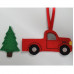 Red Truck Hanger and Tree