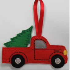 Red Truck Hanger and Tree