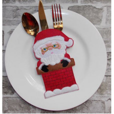 Santa Cutlery Pocket