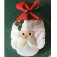 Santa Face Treat Bag