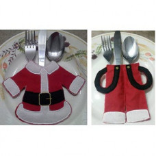 Santa Jacket and Trousers Cutlery Holders