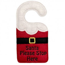 Santa Stop Here Door Hanger