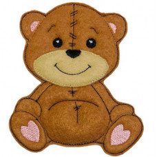 Sitting Teddy Hanger and Balloon