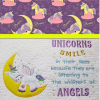 Sleeping Unicorn and Verse Set