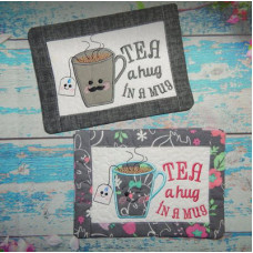 Tea and Coffee Hug in a Mug Rugs