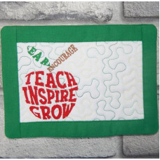 Teach Inspire Mug Rug