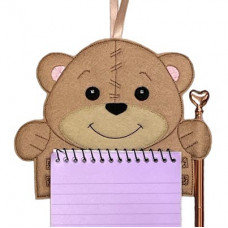Teddy Notepad and Pen Holder