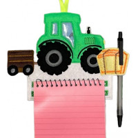 Tractor Notepad and Pen Holder