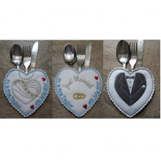 Wedding Cutlery Pockets