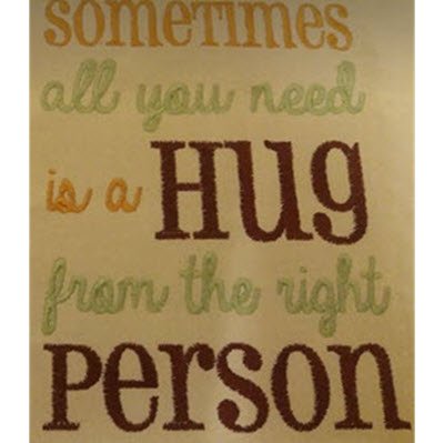 All you need is a hug