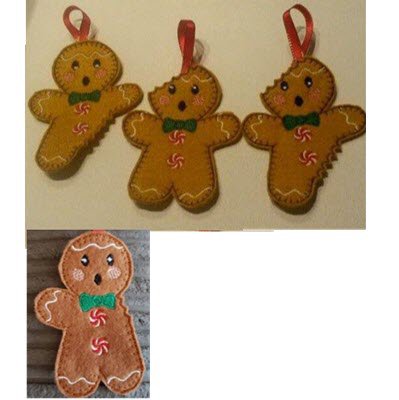 Bitten Gingerbread Men