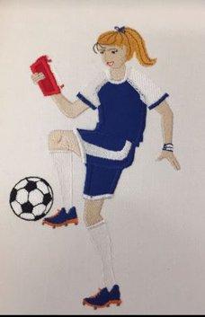 Reading Football/Soccer Girl